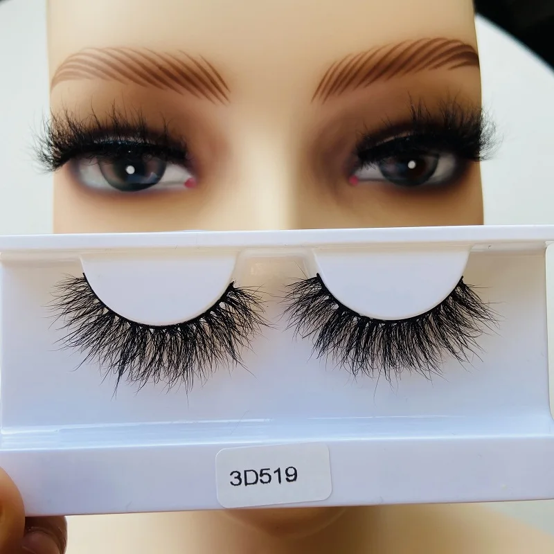 

3D Mink Lashes 5-100 Pairs Real Mink Wholesale Makeup Eyelashes Vendor False Eyelash Extension Supplies Natural Full Fake Lash