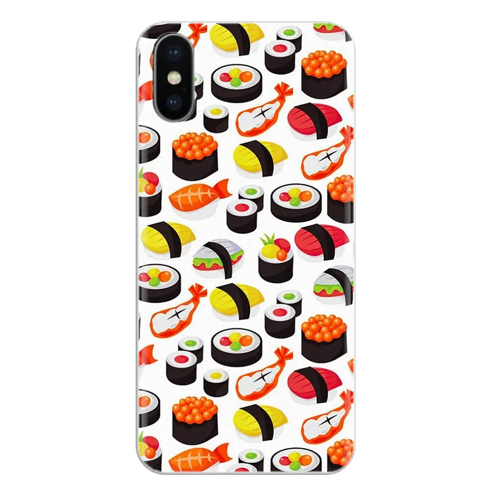 Мягкий чехол для Xiaomi Mi3 Samsung A10 A30 A40 A50 A60 A70 Galaxy S2 Note 2 Grand Core Prime суши японская кухня
