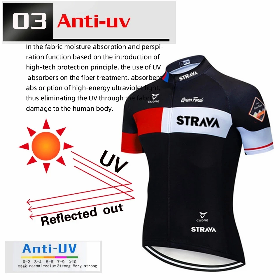 

2021 Team STRAVA Cycling Jerseys Bike Wear clothes Quick-Dry bib gel Sets Clothing Ropa Ciclismo uniformes Maillot Sport Wear
