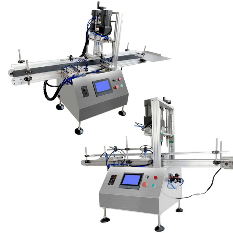 Пневматическая настольная автоматическая машина для Пинга крышек бутылок с