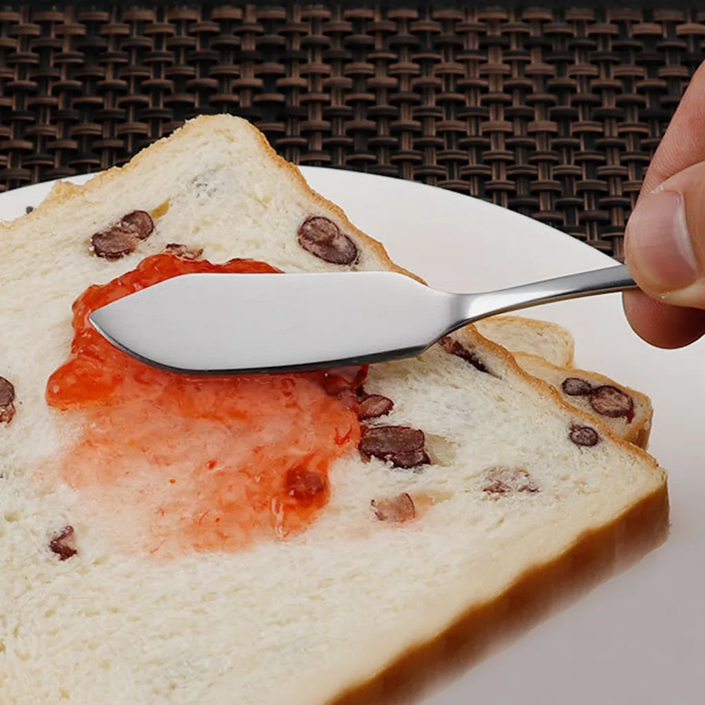 Stainless Steel Better Butter Knife Spreader Easy Spread Cold Hard Butter Cheese Jams Knifes Western Cutlery Breakfast Tool A40