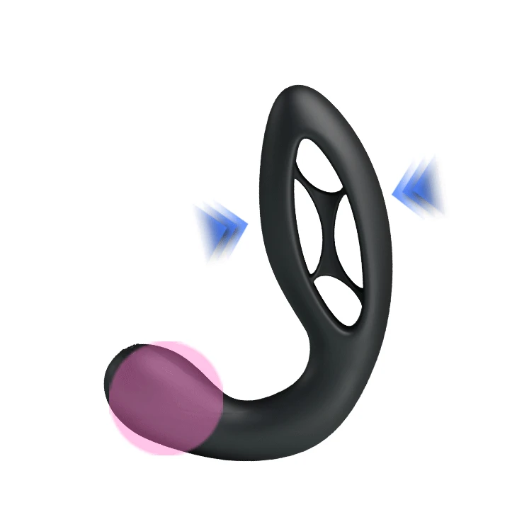 Эротическая силиконовая Вибрирующая Анальная пробка 7 режимов массажер простаты