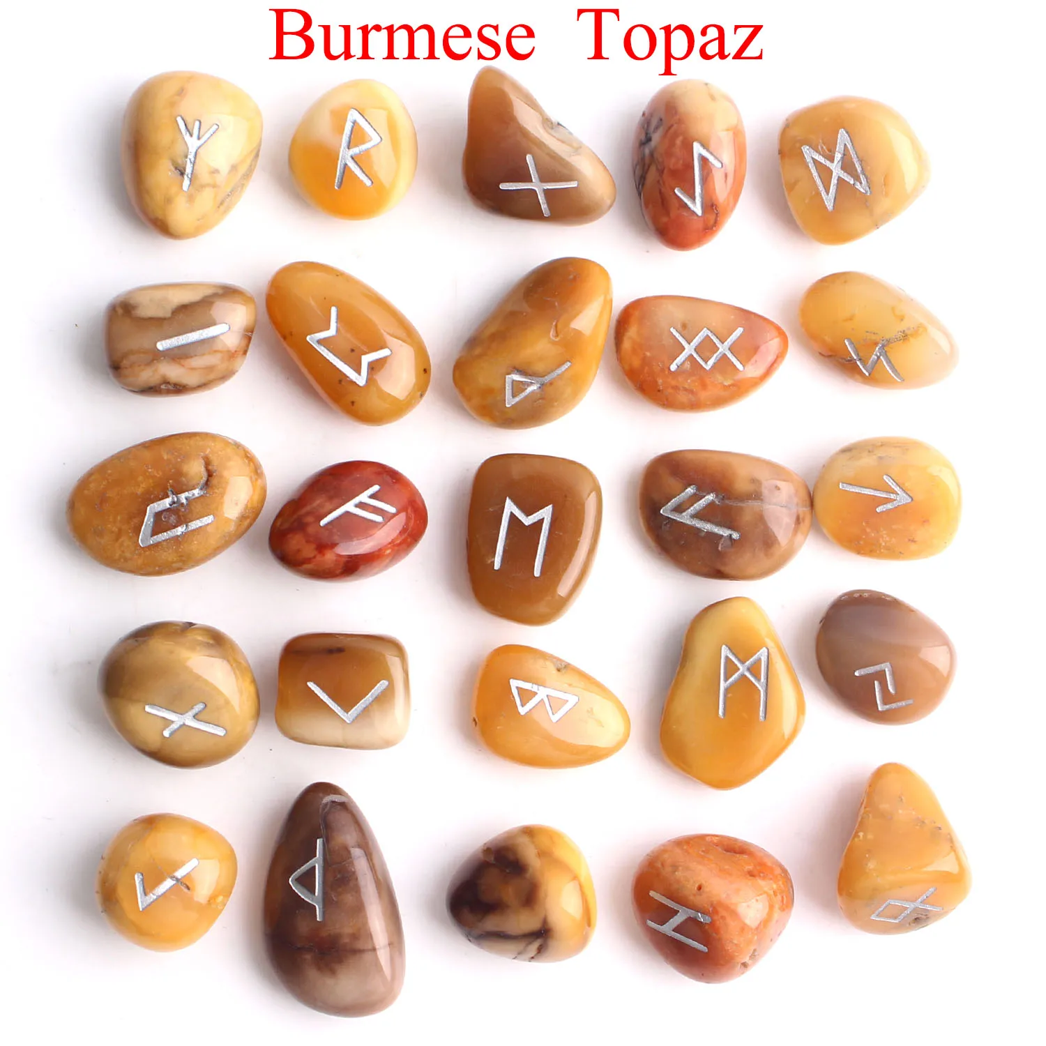 25 шт. свободный Природный Горный кварц хрустальные руны сверкающий камень