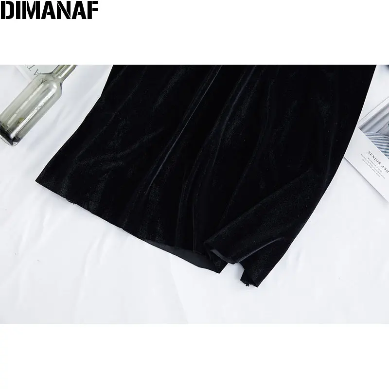 Женские свободные повседневные футболки летние платья DIMANAF женские топы простые