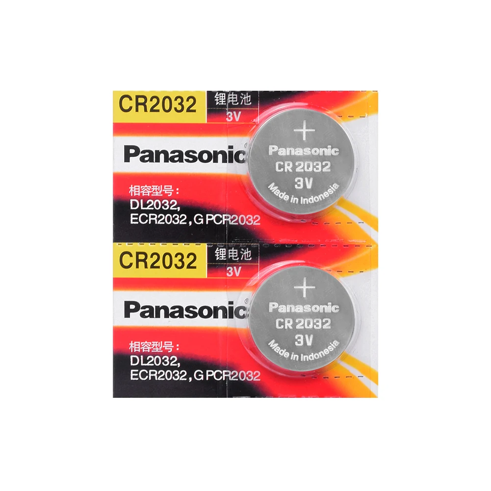 Литиевая батарейка PANASONIC CR2032 CR 2032 2 шт. ECR2032 KCR2032 BR2032 KL2032 батарейки для часов на