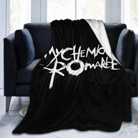 my chemical romance super soft flannel all season lightweight living room bedroom warm blanket