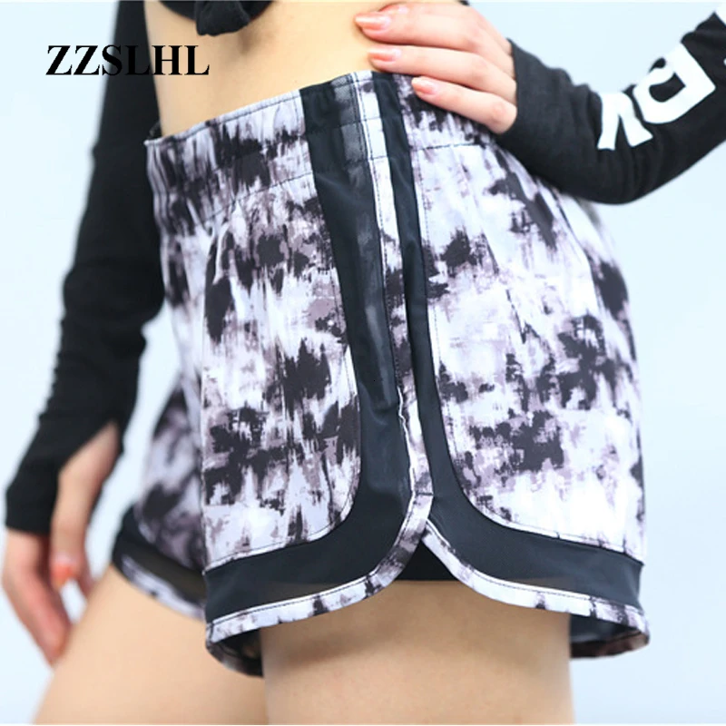 

Summer Sports Woman Shorts Breathable Workout Fitness Gym Sport Shorts Elastic Waist Quick-dry Female Running Shorts