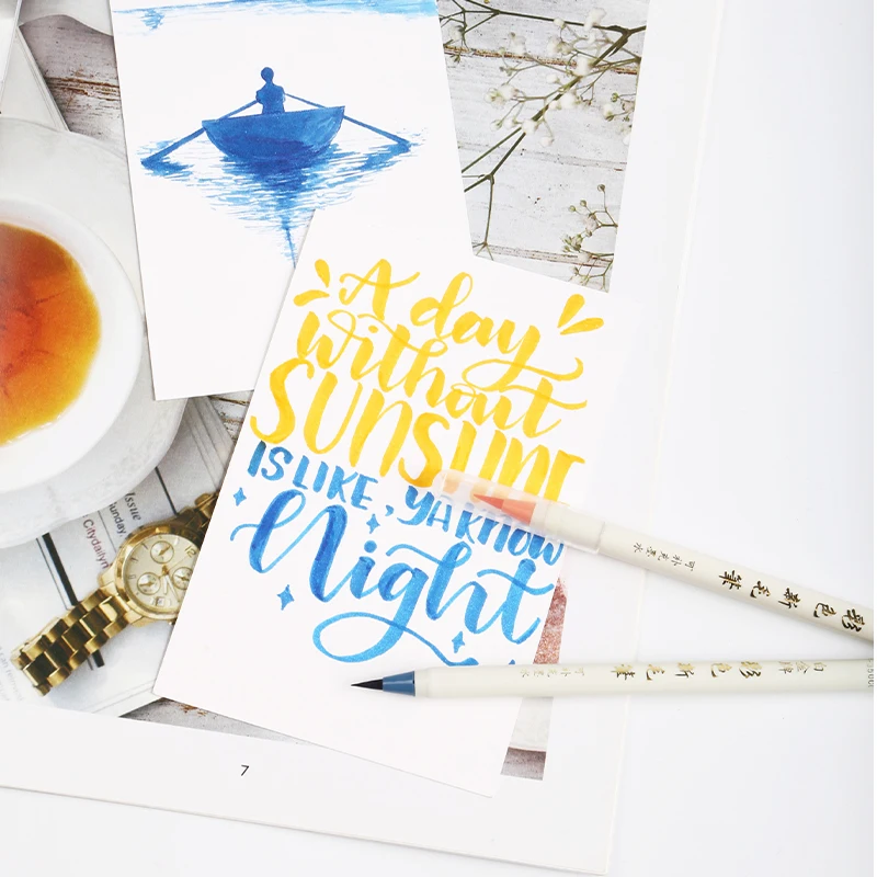 Японская платиновая художественная кисть для рисования набор акварельных