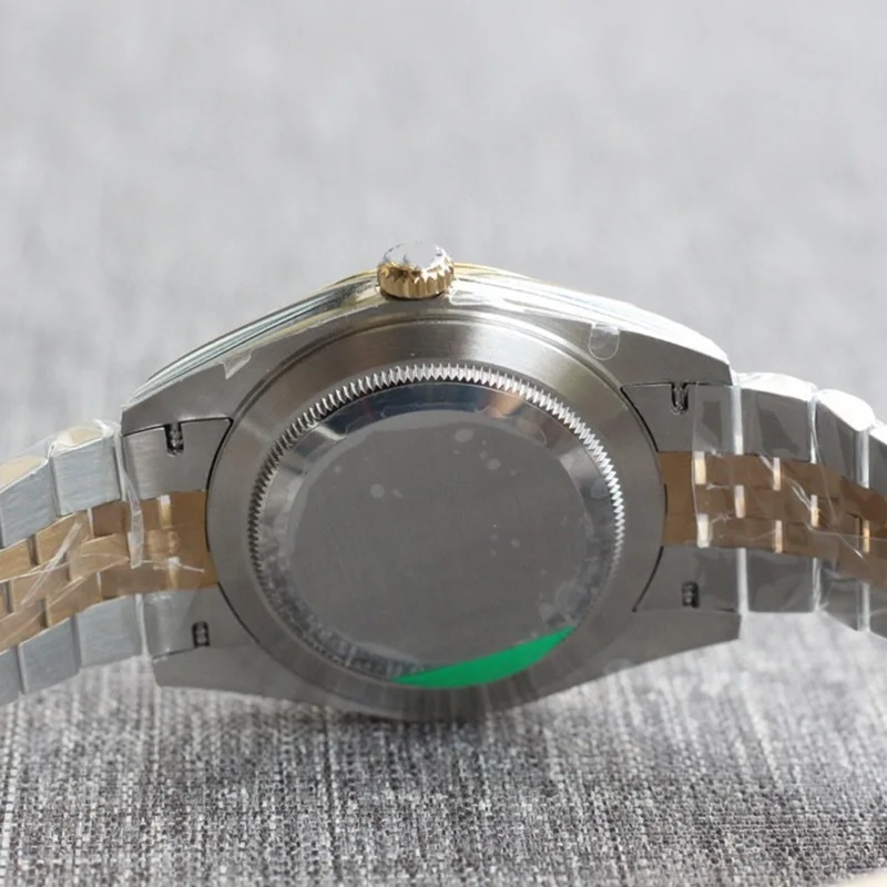 

Business casual automatic mechanical men's watch 40MM gold steel band luminous three needle men's quality watch