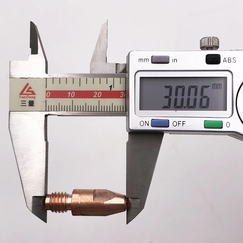 Контактный наконечник E-Cu или CuCrZr M8 * 30*0 8 1 0 2 4 6 для сварофонарь Binzel 36KD 501D MIG CO2 50 шт. |