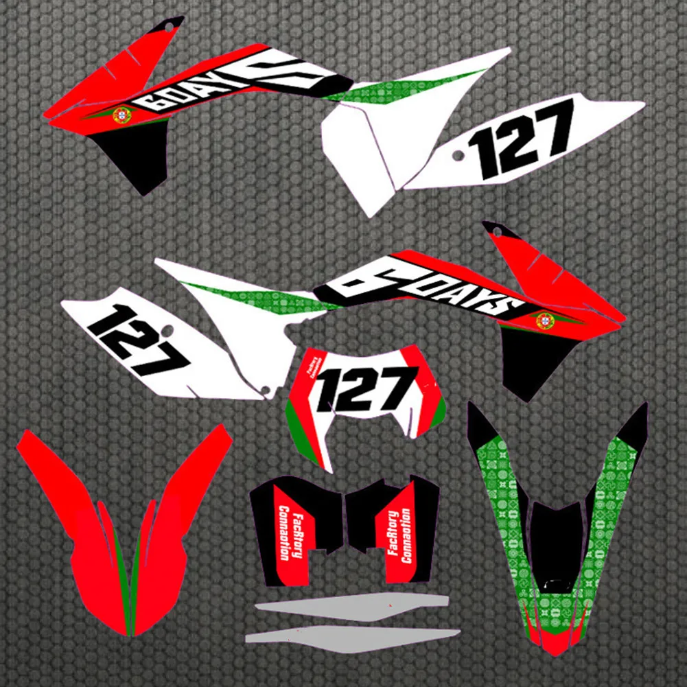Бесплатные пользовательские наклейки графические для KTM 125 150 200 250 300 350 450 SXF SX 500 2012