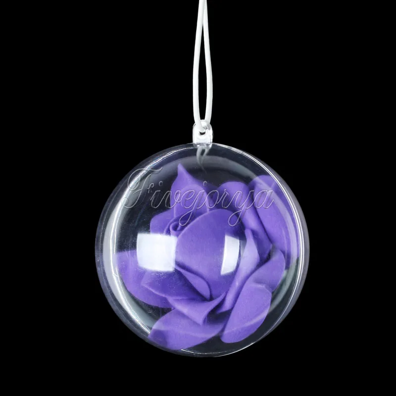 20 шт. Романтический дизайн фотопрозрачный пластиковый Рождественский