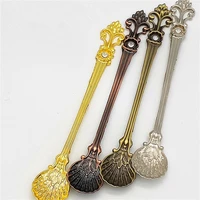 arabic style dessert spoon set stainless steel mixing spoon coffee hot drinking tiny stirring spoons for home kitchen