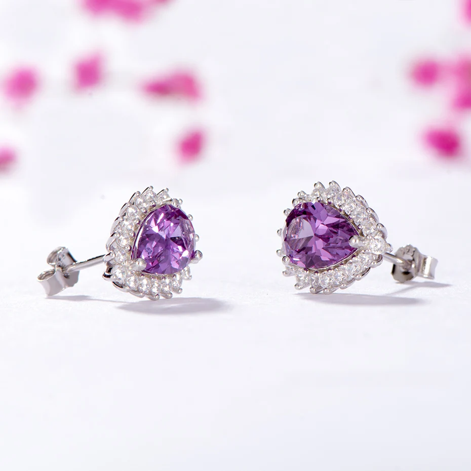 Kuolit александритовые серьги-гвоздики с драгоценными камнями для женщин, одноцветные, 925 пробы, серебряные, меняющие цвет, каплевидные ювелирные изделия