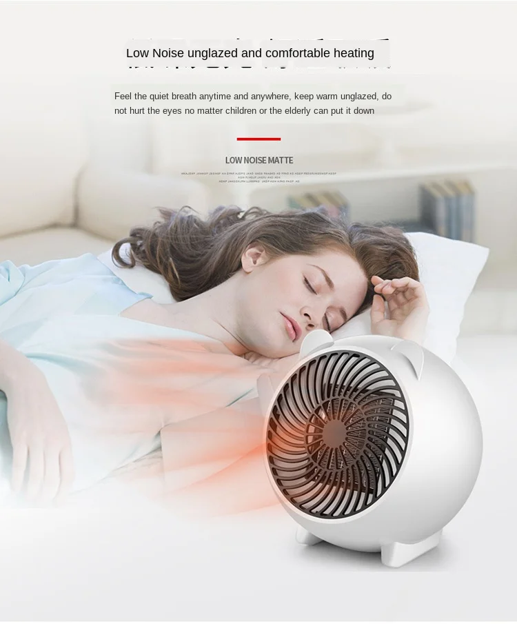 Mini 5000W Space Heater Portable Winter Warmer Fan Personal Electric for Home Office Ceramic Small Heaters US/ EU Plug | Бытовая