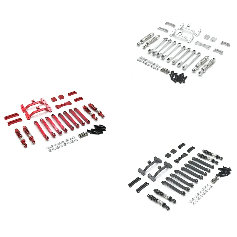 

For MN D90 D91 MN96 MN90 MN99S 1/12 RC Car Upgrade Parts Metal Pull Rod Link Tie Rod Shock Absorber Accessories