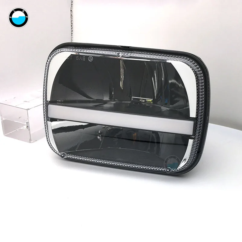 Фара светодиодная для Jeep Wrangler YJ Cherokee XJ H6054 H5054 H6054LL 69822 6052 6053 5x7 дюймов|truck light|h4