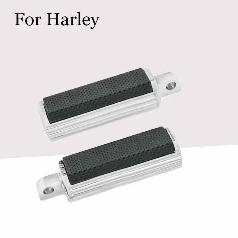 

For Harley Touring Electra Glide Softail Sportster Dyna Motorcycle Foot Peg Male Footrests Matte Black/Chrome/Gloss Black Peda