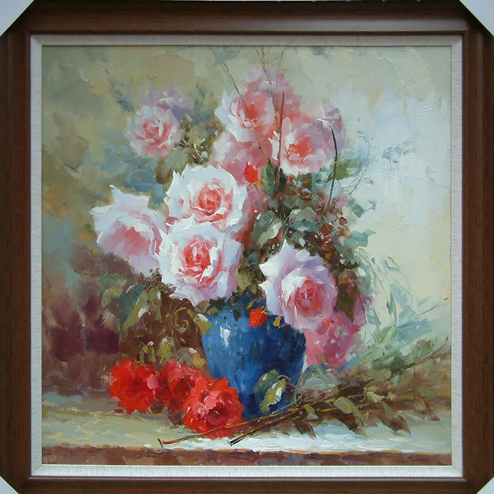 

Hand Paint Flower Paingting for Home Decoration Art Wall Living Room