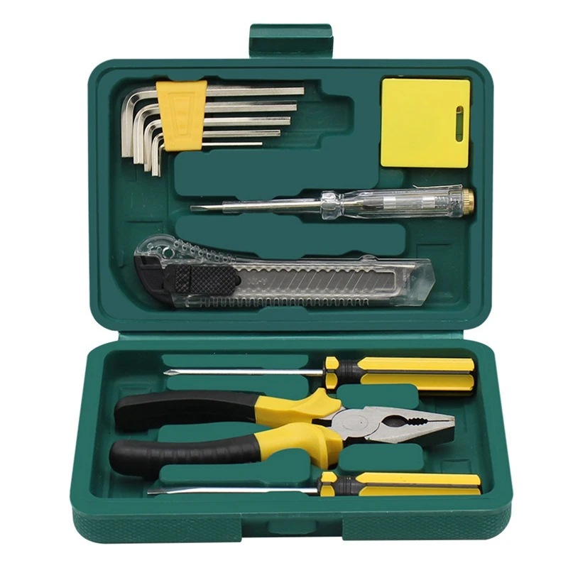 

Durable Home items Small Hardware Set Household Manual Screwdriver 11 Piece Set Gift Customized Toolbox 2021 summer new