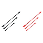 3 шт. мини шпатели ложка мягкая баночка крем торт с Варенье Кухня инструменты силиконовый чехол с двойной головкой мини лопатки из нержавеющей стали Пособия по кулинарии Варенье наконечник