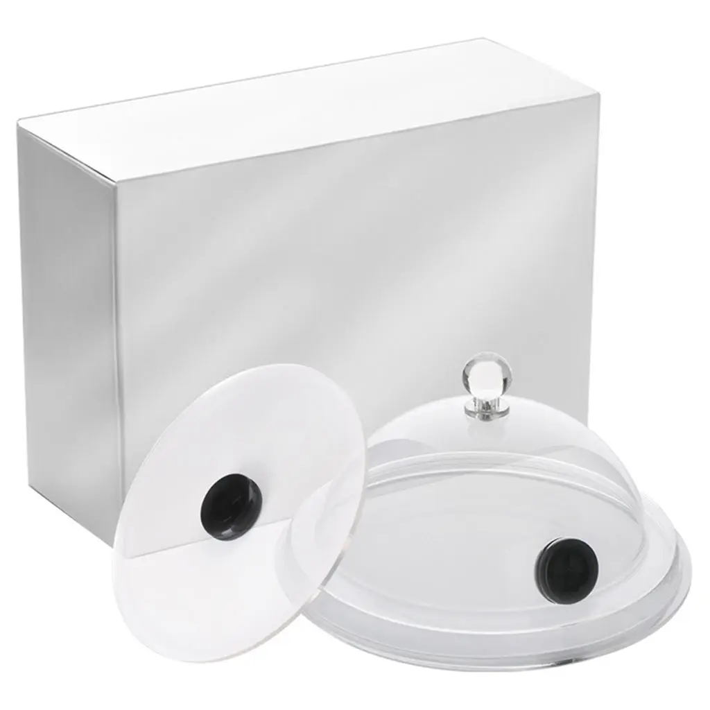 

2x Smoking Lid Food Cover Cup Cover for Smoke Infusion Bowls Meat Grill