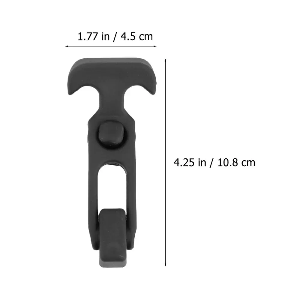 

1 Pc T-Handle Hasp Rubber Flexible Draw Elastic Shocks Absorption Buckle