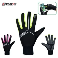 darevie cycling gloves full finger touch screen windproof cycling gloves winter warm cycling glove thermal fleece mtb bike glove