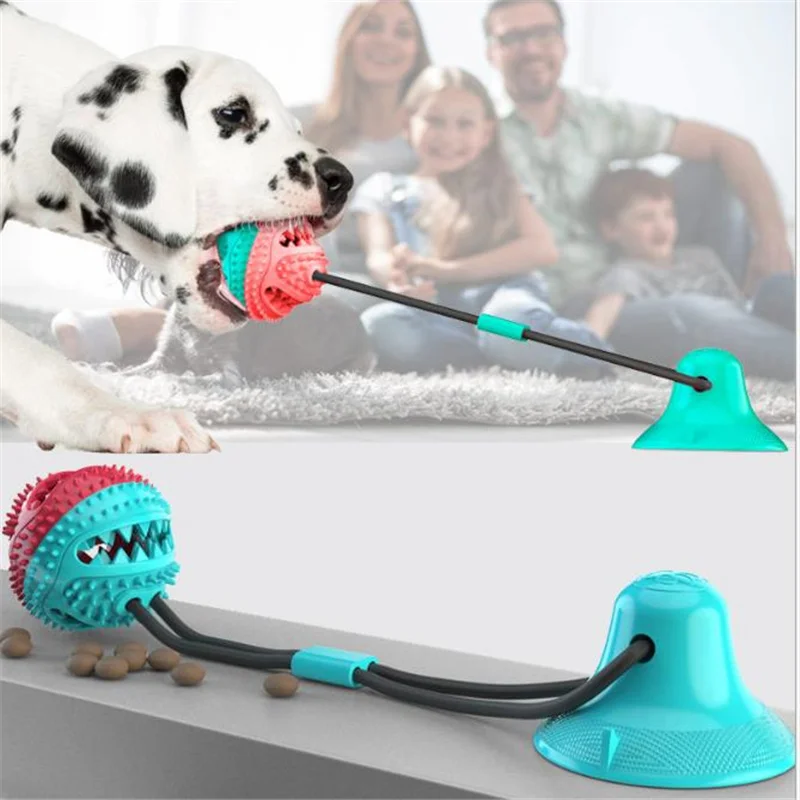 

Pet Molar Bite Dog Toys Multifunction Rubber Pet Chew Toys Ball