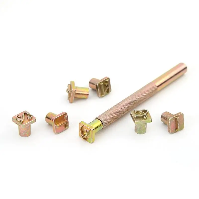 36 шт. дерево кожа Медь пробивая штамп набор знак четко DIY Ремесленная искусство