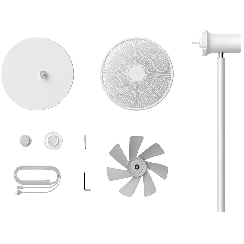 Вентилятор Xiaomi Smartmi Standing Fan 2 Мощность 20 W Wi Fi Приложение Mi Home Длина кабеля 1.6 м