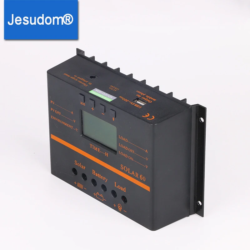 Контроллер заряда солнечной батареи 80 А солнечная панель с ЖК дисплеем 5 В usb 12 24