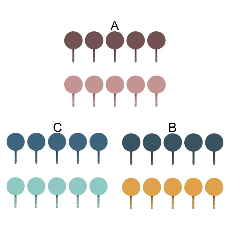 10 шт. настенные крючки для полотенец|Крючки и направляющие| |