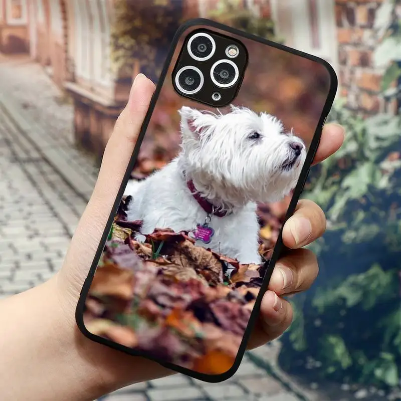 

Westie Terrier Dog Puppy Phone Case for iPhone 11 12 mini pro XS MAX 8 7 6 6S Plus X 5S SE 2020 XR