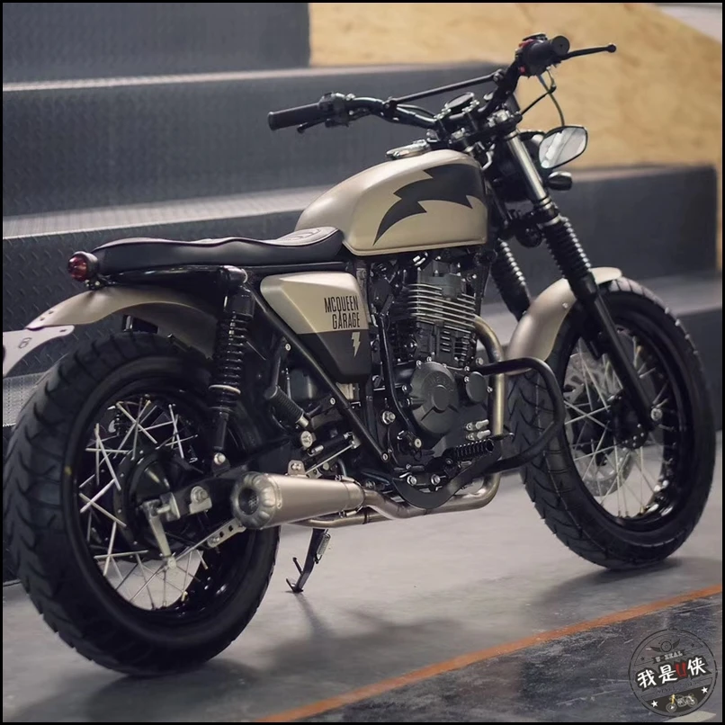 Модификация обычный мотоциклетный глушитель из нержавеющей стали Ретро