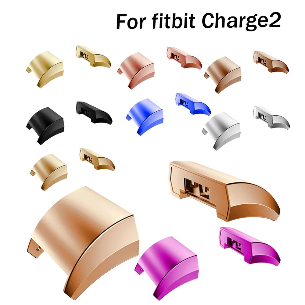 Соединитель адаптера из нержавеющей стали для Fitbit Charge 2 ремешок часов браслет