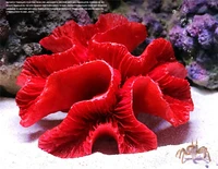 hongyi red resin artificial sea marine coral for fish tank aquarium decoration landscaping