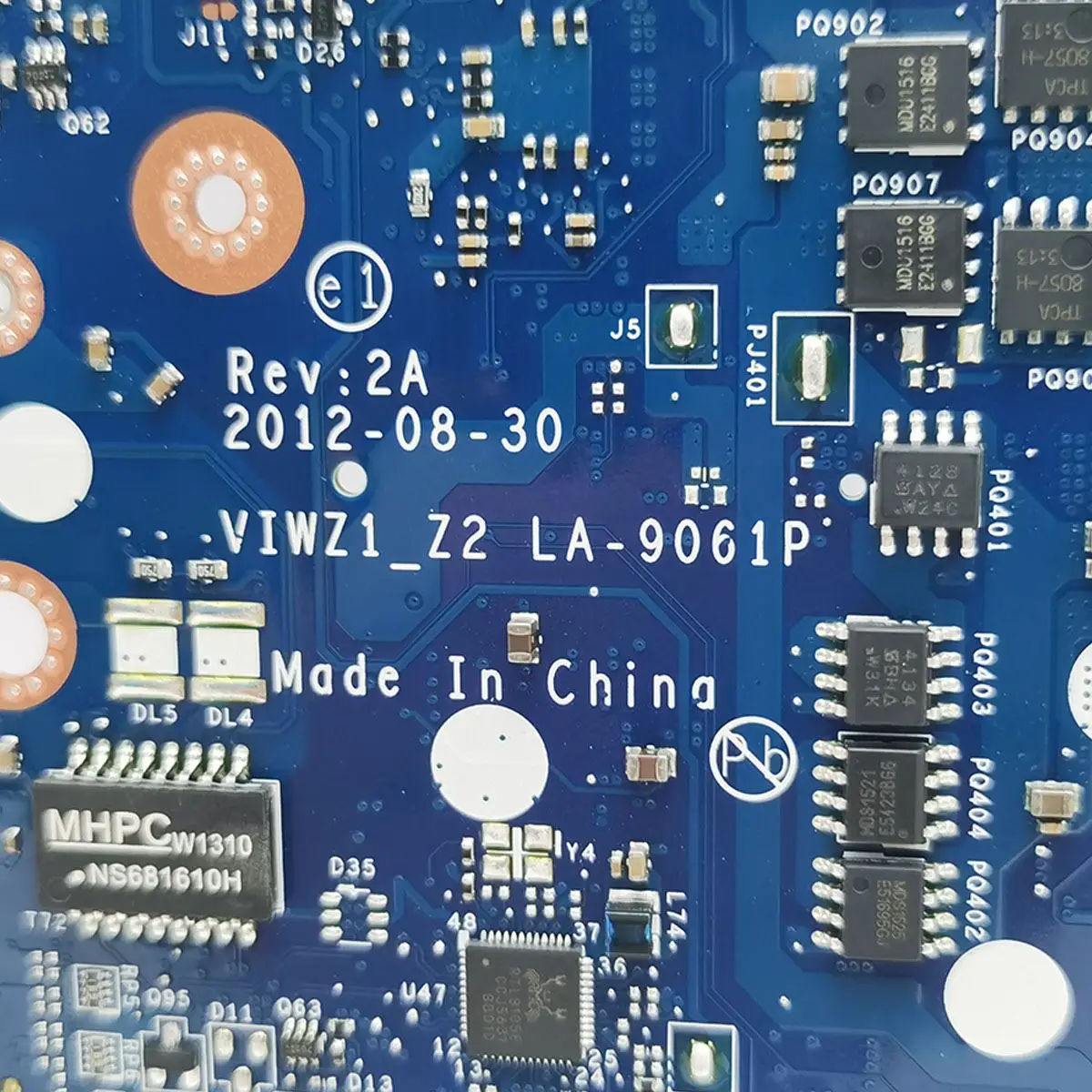 

LA-9061P motherboard For Lenovo VIWZI-Z2 LA-9061P Z400 laptop motherboard Z400 mainboard rev2A Test free shipping