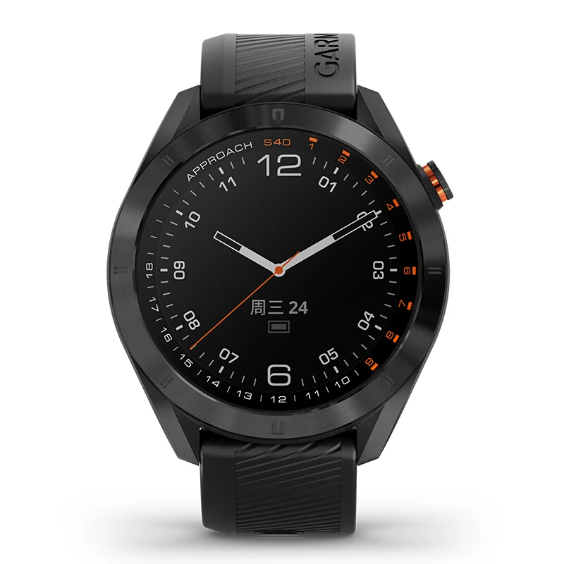 GARMIN Approach S40 и CT10 Bundle Черная Нержавеющая Сталь с черной лентой | Наручные часы