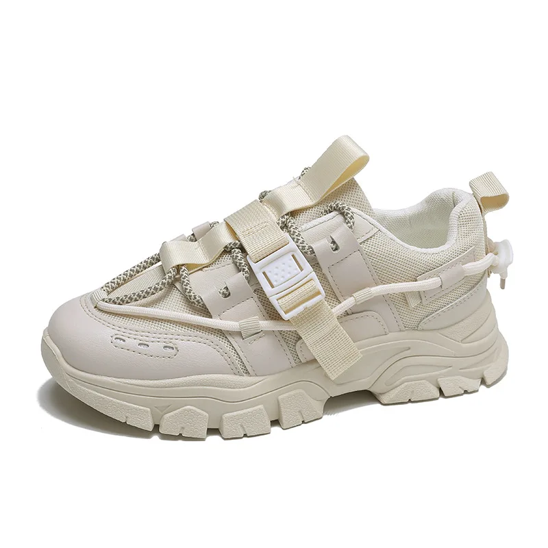 

Женские прочные повседневные туфли, универсальные дышащие прочные однотонные уличные туфли из вулканизированной резины, весна-осень 2021