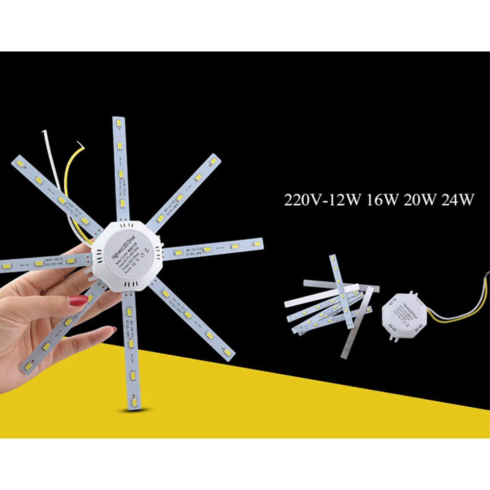 Светодиодный потолочный светильник лампа в форме осьминога 12 Вт 16 20 24