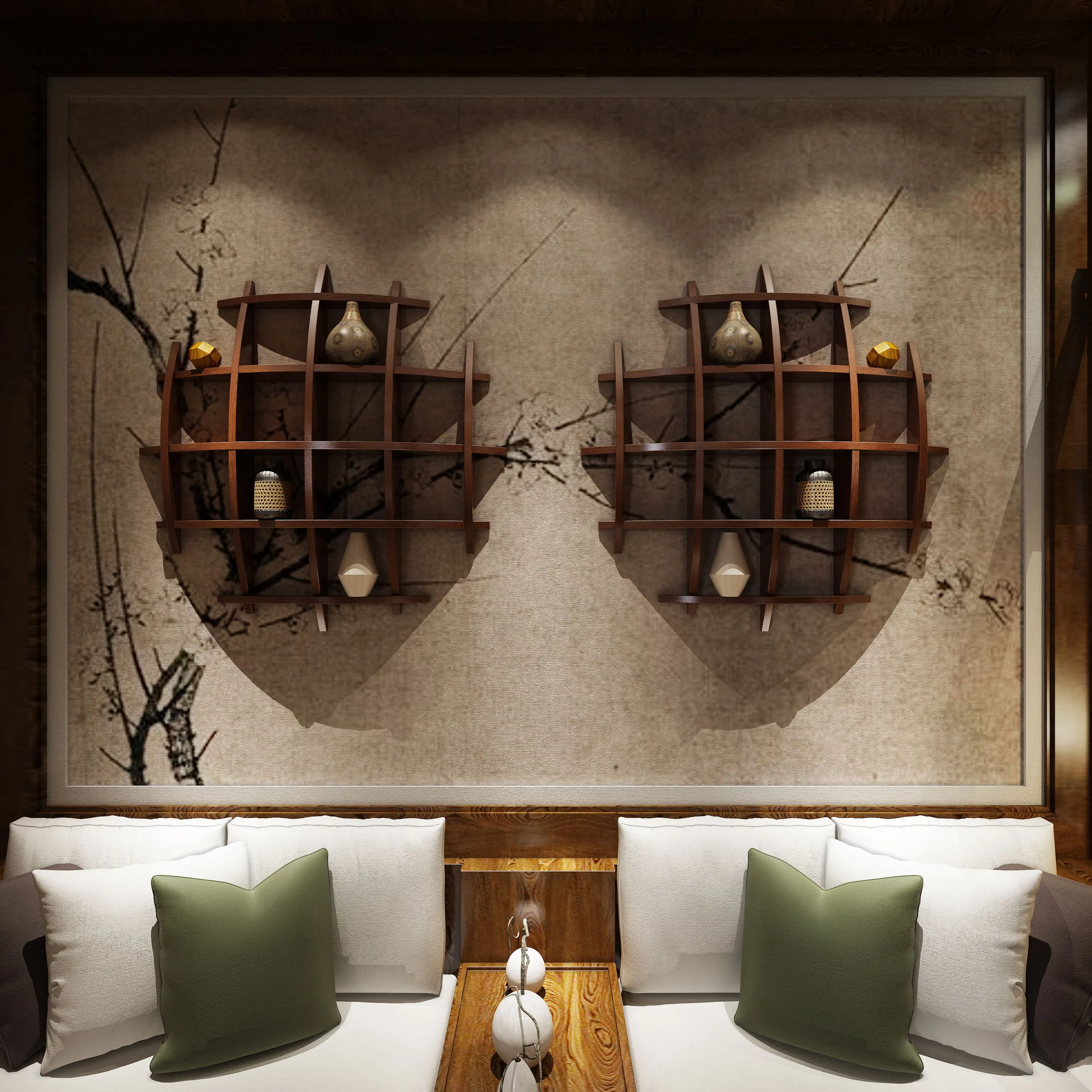 Антикварные полки из массива дерева для телевизора настенная книжная полка в