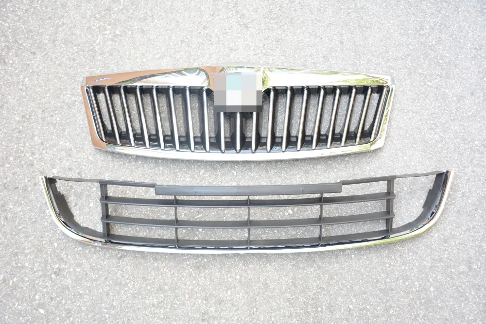 2 шт. передний бампер хромированная сетка капот решетки набор сетки верхняя +