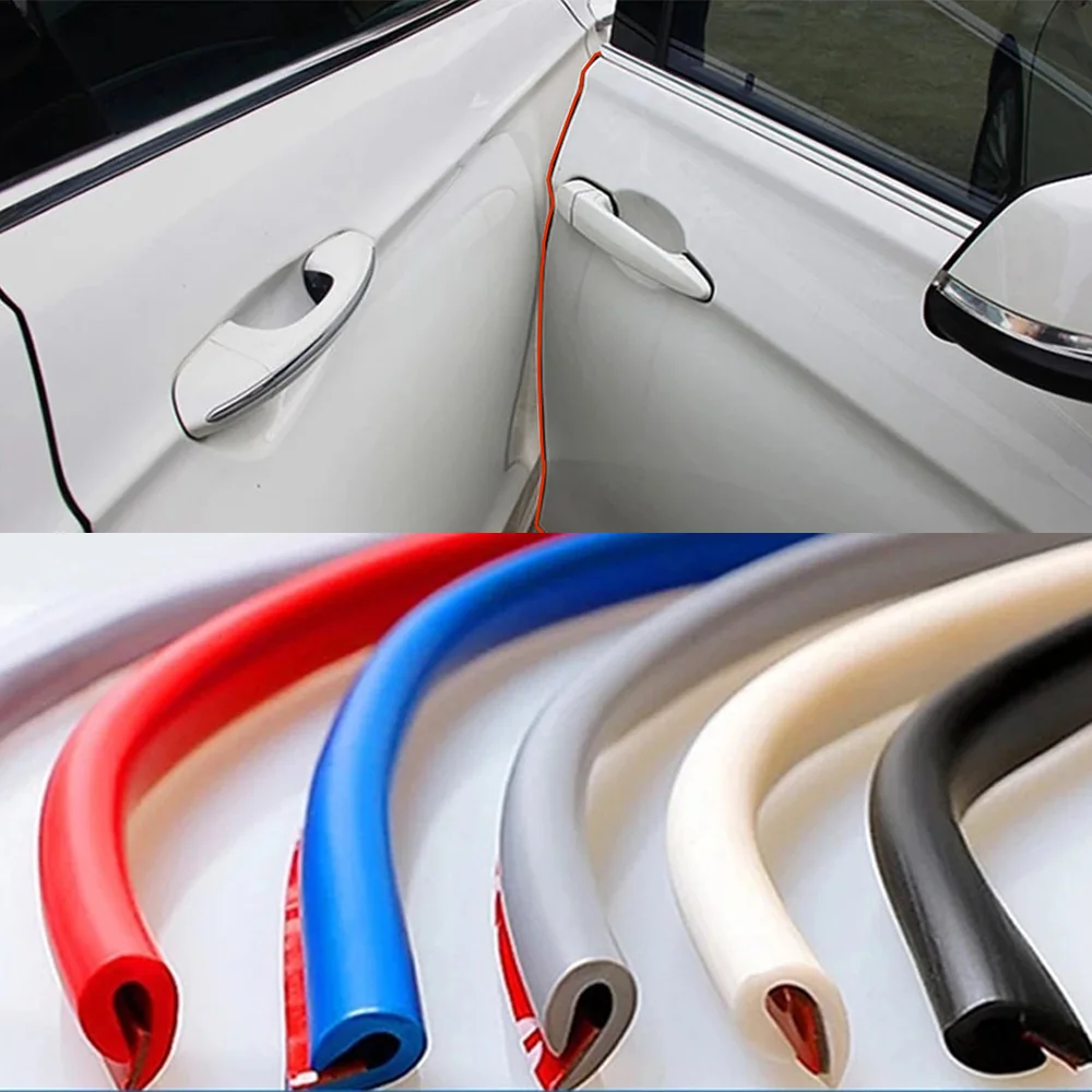 Универсальная U образная защитная полоса для дверей автомобиля 5 м/10 м|Тюнинговые