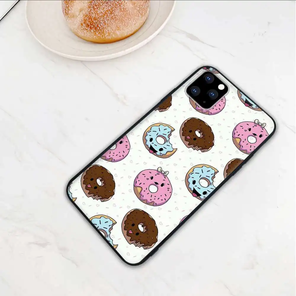 

Rubber Macarons Cupcake Donut Telephone Cover Case For Samsung Galaxy A20 E A10 A70 A50 A30 A40 A6 A7 2017 2018 A9 A80