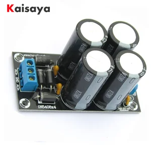 Вдвое большая мощность усилитель, выпрямитель фильтровальная пластина 4x4700 мкФ 4x3000 мкФ большой конденсатор с алюминиевой крышкой, полный мост фильтр усилители 