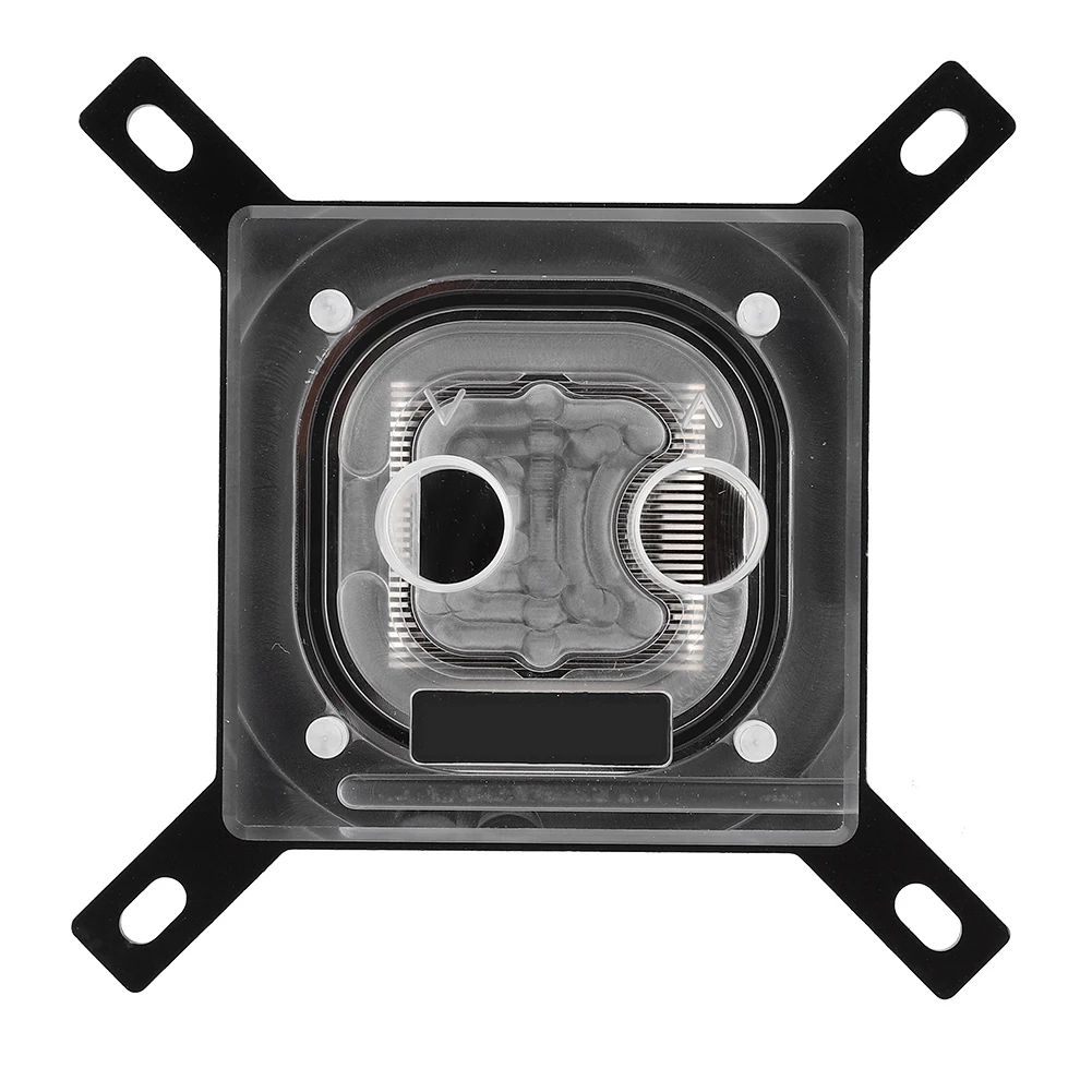 Прозрачный Водяной кулер для процессора блок водяного охлаждения Intel