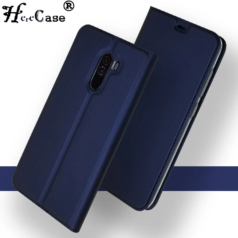 For Xiaomi Pocophone F1 Case Cover Flip Leather Wallet Poco F1 Case Stand Leather Magnetic Cover Xiaomi F1 Pocofone F1 Cases