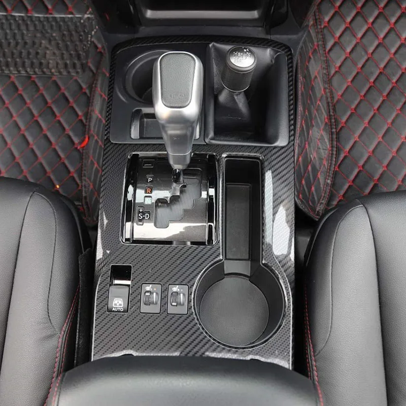 Шестерни переключения Панель украшения отделка рамка для 2010-2019 Toyota 4runner узор из