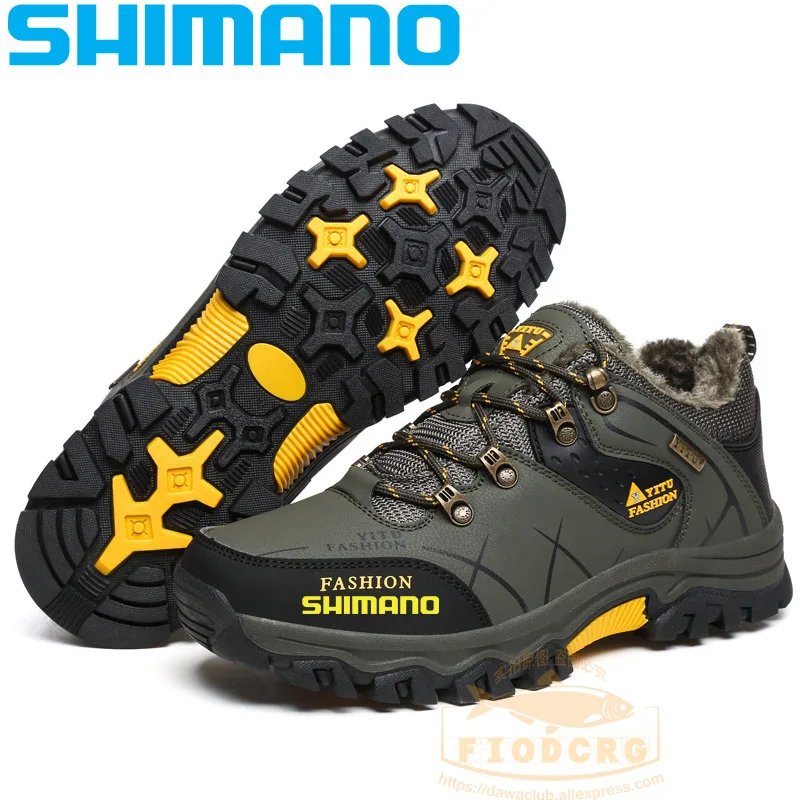 

Мужские туфли Shimano сезона осень-зима 2022, женская обувь для походов, мужские туфли большого размера для путешествий, сохраняющие тепло Нескол...